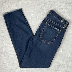 7 For All Mankind Roxanne Ankle Skinny Jeans Size 27